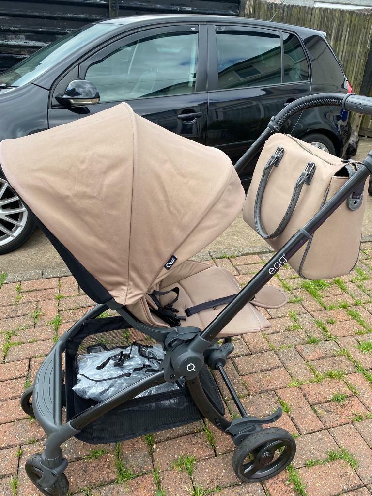 egg quail footmuff latte